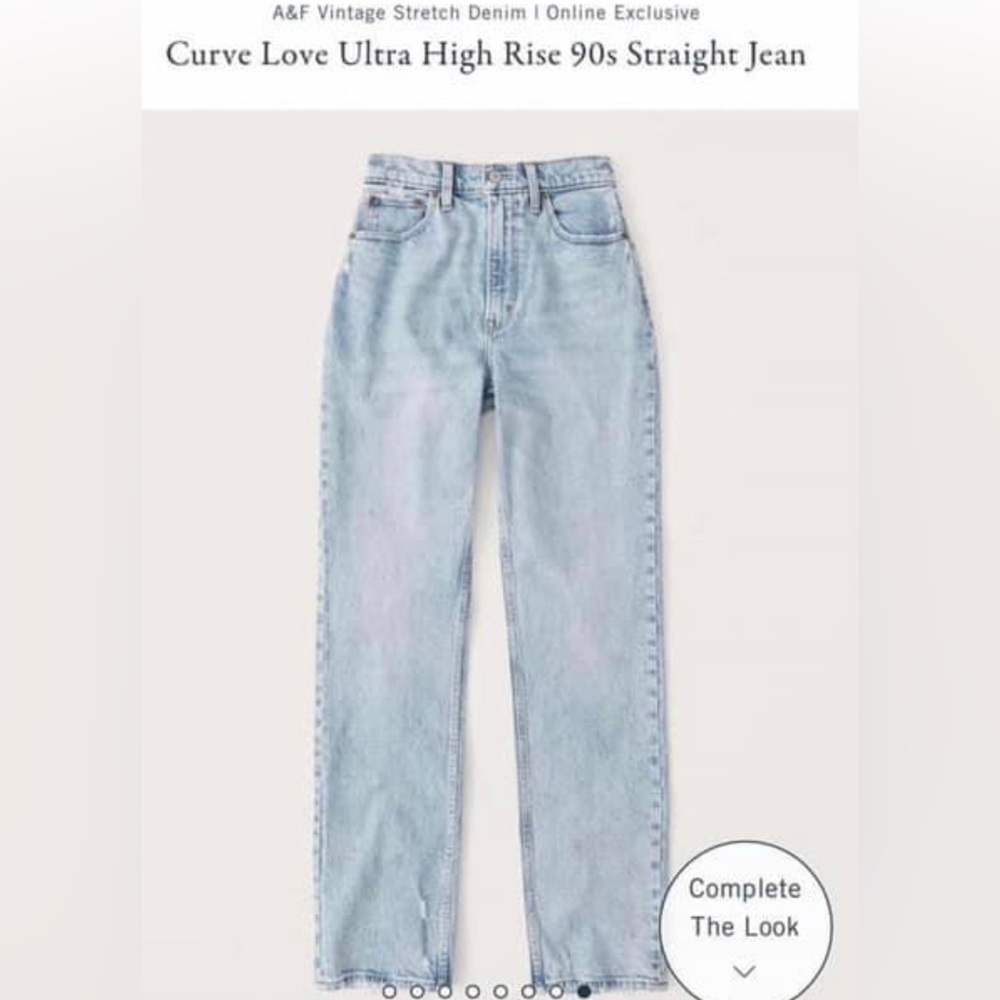 90s high rise jeans
